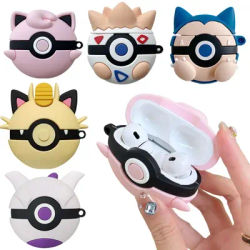 Étui pour écouteurs Pokemon Poke Ball, pour Apple Airpods 3 1/2 Pro Anime Pikachu, coques pour écouteurs Bluetooth, housses de protection, jouets cadeaux