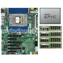 EPYC 7551P CPU 32 Cores Processor+ Supermicro H11SSL-i Motherboard Server +4x 32GB 2133P RAM