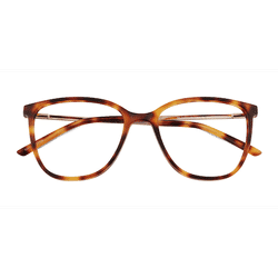 Female s horn Brown Tortoise Acetate,Metal Prescription eyeglasses - Eyebuydirect s Study