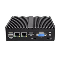Mini PC Intel N2840 Desktop Computer Pfsense DDR3L Msata SSD 2Lan 2COM VGA HD Display