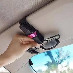 supporto per occhiali da sole per clip per occhiali da sole per auto premium sul parasole dell'auto con funzionalità di rotazione di 180 gradi