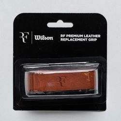 Wilson RF Leather Replacment Grip Brown Tennis Replacement Grips