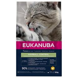 2x10kg Hairball Control Adult Eukanuba Dry Cat Food