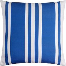 Cosima 20" Square Modern Off White/Navy Outdoor Throw Pillow - Boutique Rugs