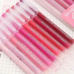 TEMU 4/6/9pcs Gradient Gel Pens Set Kawaii 0.5mm Ballpoint Pen For Journal Cute School Supplies Stationery Office Accessories Thanksgiving, Halloween, Christmas, Back To Pink&brown