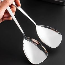 TEMU 2pcs Stainless Steel Serving Spoons - Buffets, Catering & Home Use