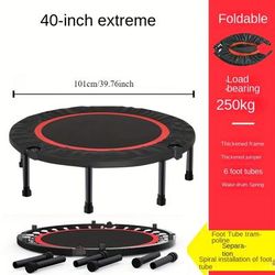 TEMU 40-inch Adult Fitness Bungee Trampoline, Portable And Quiet Workout Rebounder