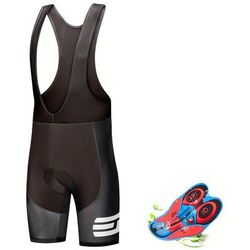 TEMU Men's Cycling Bib Shorts - 9d Gel Padded Athletic Fit Breathable Bib Shorts, Ideal For All