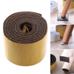 2/2.5/3/4/5 centimetri di Auto-Adesivo Feltro Mobili Gamba Pad Anti-slip Zerbino Pavimento protezione Sedia/Gamba del Tavolo Sticky Torna Morbido resistente all'usura