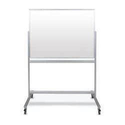 Luxor Double-Sided Mobile Magnetic Glass Marker Board (46.5 x 38.25") MMGB4836