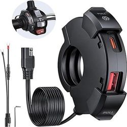 caricabatterie per cellulare leader moto usb ricarica rapida impermeabile tipo-c ricarica sedile interfaccia sae