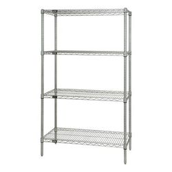 StoreIt AK810-8X107426-1P Shelving Kit for 8' x 10' Walk-In Coolers/Freezers - 4 Levels, Epoxy Coated, Green