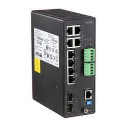 Axis Communications D8208-R 8-Port Multi-Gig PoE 4 Compliant Industrial Outdoor Managed Switch 02621-001