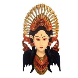 Wood mask, 'Emerald Janger Dancer'