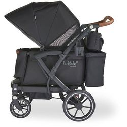 Larktale Sprout V2 Single-to-Double Stroller Wagon - Byron Black