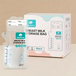 TEMU Breastmilk Storage Bags, 3 Oz Breast Milk Storing Bags, Self-standing Bag