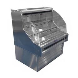 Howard-McCray SC-OS30E-6C-S-LED 75" Impulse Horizontal Open Air Cooler w/ 3 Levels, 115v, Stainless Steel