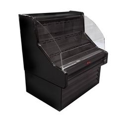 Howard-McCray SC-OS35E-4C-B 51" Impulse Horizontal Open Air Cooler w/ 3 Levels, 115v, Black