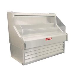 Howard-McCray SC-OS35E-5C 63" Impulse Horizontal Open Air Cooler w/ 3 Levels, 115v, Curved End Panels, White