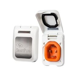 SmartPlug 50 Amp Non Metallic White Inlet - Boat & RV Side BM50PW