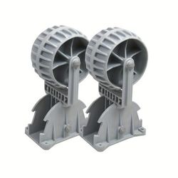 TEMU Inflatable Boat Wheels, Nylon Marine Flip-up Wheels Nylon Ribs Towing Wheels Wheeler For Boat Trailer Trolly