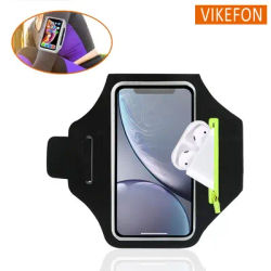 Sac de bras de Fitness avec fermeture éclair, sac de rangement pour écouteurs de téléphone portable pour iPhone 16 15 14 13 Samsung Xiaomi AirPods, accessoires de course