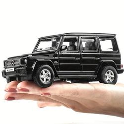 TEMU 1:36 Alloy G63 Car Model Simulation Off-road Vehicle Ornament Boy Gift Pull Back Toy Car