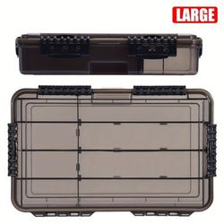 TEMU Samolla Waterproof Fishing Gear Box, Large Sea Fishing Lure Bait Fake Bait Accessories Storage Box