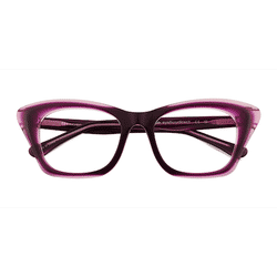Female s horn Clear Purple Acetate Prescription eyeglasses - Eyebuydirect s Havoc