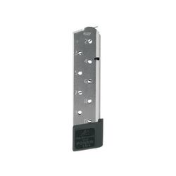 CM Products Power Mag Plus 1911 Government Pistol Magazine w/ Black Base Pad.45 ACP 10 Round 1 Pack Stainless Steel M-PMP-45FS10-10RD