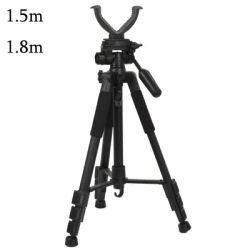 1.5m/1.8m Shooting Hunting Equipment Tripod Support Portable Adjustable Outdoor Bird Watching Photography V Holder Bracket