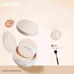 Uodo Loose Powder Makeup Oil Control Dry Skin Long-lasting Setting Foundation Glitter Flagship Genuine Goods Udo