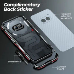 Nothing Phone 2A Metal Bumper Case Aluminum Metal Frame Cover Shockproof Funda For Nothing phone 3A 3A Pro Case