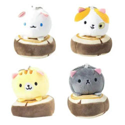 Keychain Plushies Animal Dolls Cat Keyring Charm Animal Cat Plush Doll Kitten Stuffed Toys Plush