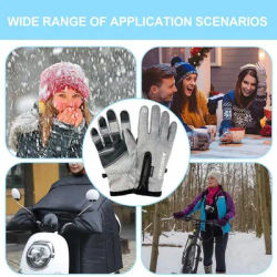 USB Heated Gloves Heated Winter Gloves Warmers Touchscreen Heated Mittens Heated Winter Gloves