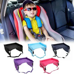 New Kids Car Seat Travel Tray Children Play Snack Draw Seat Organizer Children Portable Table