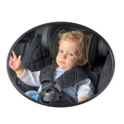 Baby Car Seat Mirror Wide View Shatterproof Car Seat Mirrors Rear Facing With Two Headrest Straps