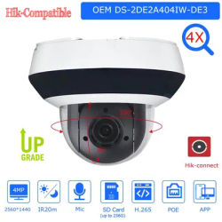 OEM Hikvisiom 4MP PTZ IP Camera 4X Zoom CCTV Security Surveillance Network Camera Hik-connect