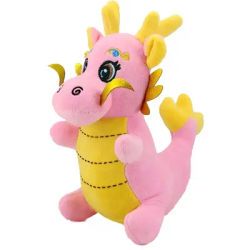 Chinese Dragon Plush Mascot 28CM Soft Cuddly Spring Festive Dragon Plush Zodiac Doll Chinese New