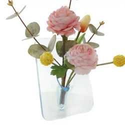 Photo Frame Flower Vase Aesthetic Acrylic Flower Vase Aesthetic Flower Vase Small Clear Vase For