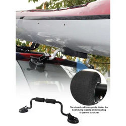 Kayak Boat Load Assist with Suction Cup Roller Bracket Kayak Transport Holder Bracket Car Roof