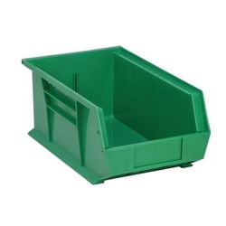 Quantum Food Service QUS241 GN Stack & Hang Shelf Bin - 13 5/8" x 8 1/4", Green