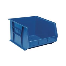 Quantum Food Service QUS270 BL Stack & Hang Shelf Bin - 18" x 16 1/2", Blue