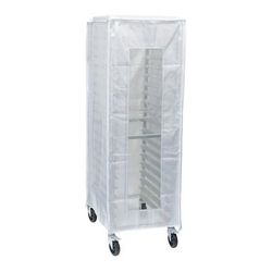 Winco ALRK-20-HC Sheet Pan Rack Cover w/ Window for Standard Size Racks, 23" x 28" x 62", White