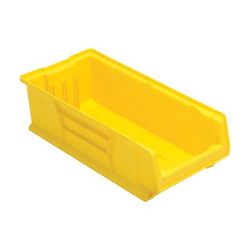 Quantum Food Service QUS952 YL Hulk Stack Shelf Container - 11" x 7", Yellow