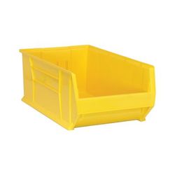 Quantum Food Service QUS975 YL Hulk Stack Shelf Container - 29 7/8" x 18 1/4", Yellow