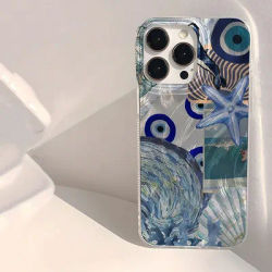Seaside Scenery Wave Beach Pattern Case for Samsung Galaxy S25 S24 S23 S22 Ultra S21 FE A15 A34 A35 A55 A52 A53 A54 A16 5G Cover