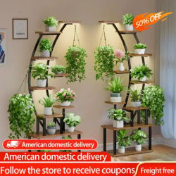 Plant Pot Stand Balcon Balcony Furniture for Plants Veranda Shelf Flower Rack Flowerpot Holder