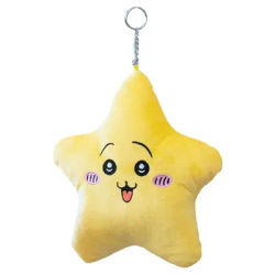 Star Throw Pillow Cute Star Plushie Stuffed Doll Toy 22cm Cartoon Star Stuffed Toy Star Plushie Car