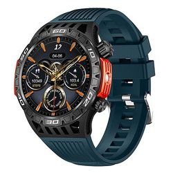 ht22 smart watch schermo da 1,46 pollici chiamata bluetooth ip68 impermeabile torcia led batteria grande 100 sport gps fitness track smart watch